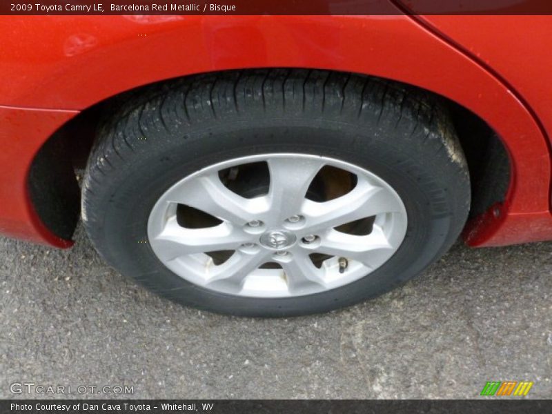 Barcelona Red Metallic / Bisque 2009 Toyota Camry LE
