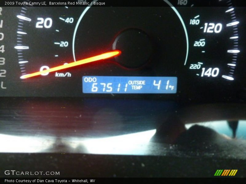 Barcelona Red Metallic / Bisque 2009 Toyota Camry LE