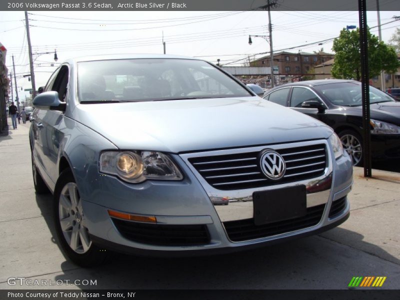 Arctic Blue Silver / Black 2006 Volkswagen Passat 3.6 Sedan
