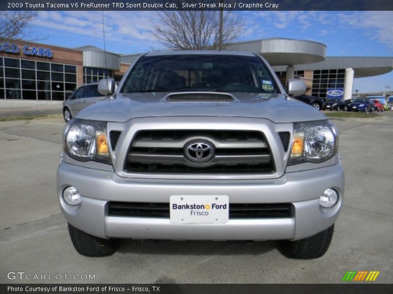 Silver Streak Mica / Graphite Gray 2009 Toyota Tacoma V6 PreRunner TRD Sport Double Cab