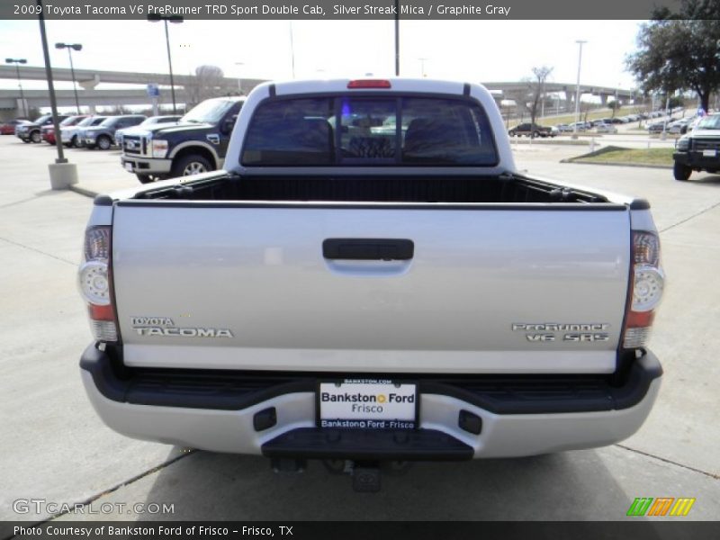 Silver Streak Mica / Graphite Gray 2009 Toyota Tacoma V6 PreRunner TRD Sport Double Cab
