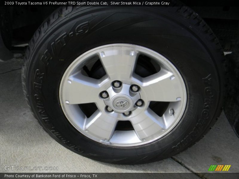 Silver Streak Mica / Graphite Gray 2009 Toyota Tacoma V6 PreRunner TRD Sport Double Cab