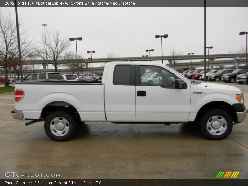 Oxford White / Stone/Medium Stone 2009 Ford F150 XL SuperCab 4x4