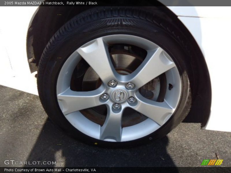 Rally White / Black 2005 Mazda MAZDA3 s Hatchback
