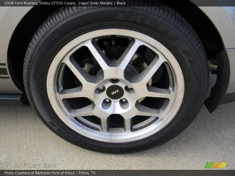 Vapor Silver Metallic / Black 2008 Ford Mustang Shelby GT500 Coupe