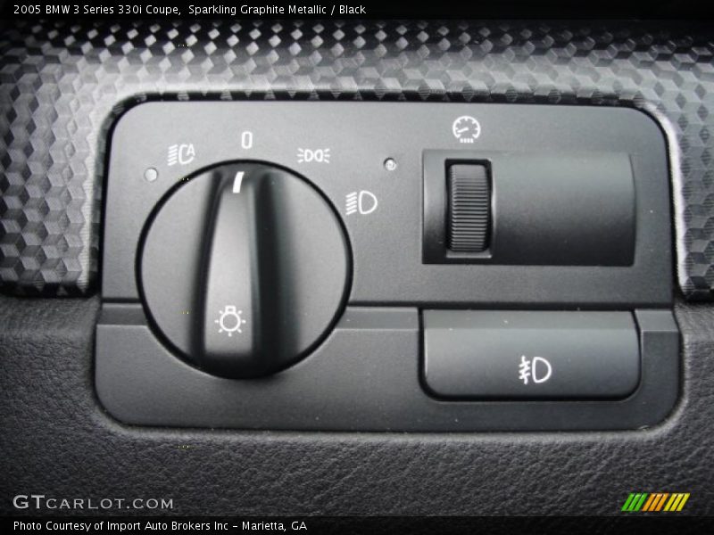 Sparkling Graphite Metallic / Black 2005 BMW 3 Series 330i Coupe