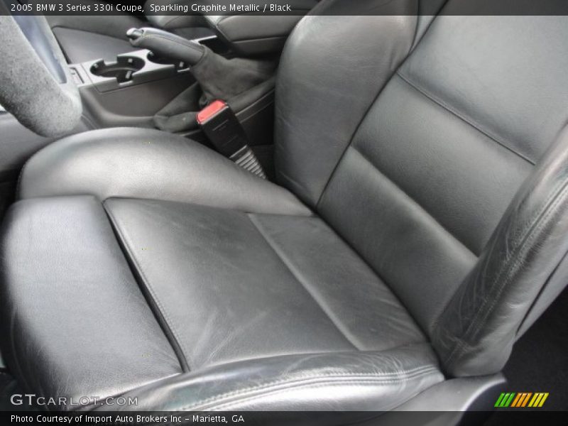Sparkling Graphite Metallic / Black 2005 BMW 3 Series 330i Coupe