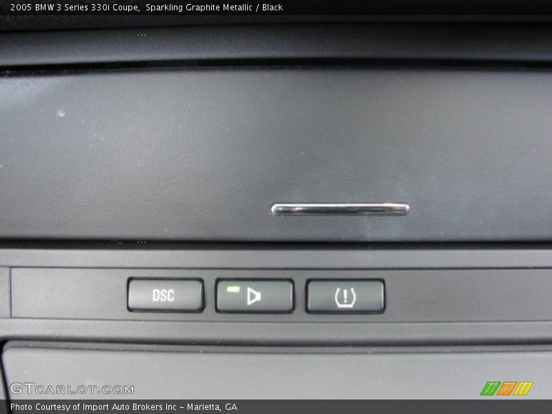 Sparkling Graphite Metallic / Black 2005 BMW 3 Series 330i Coupe