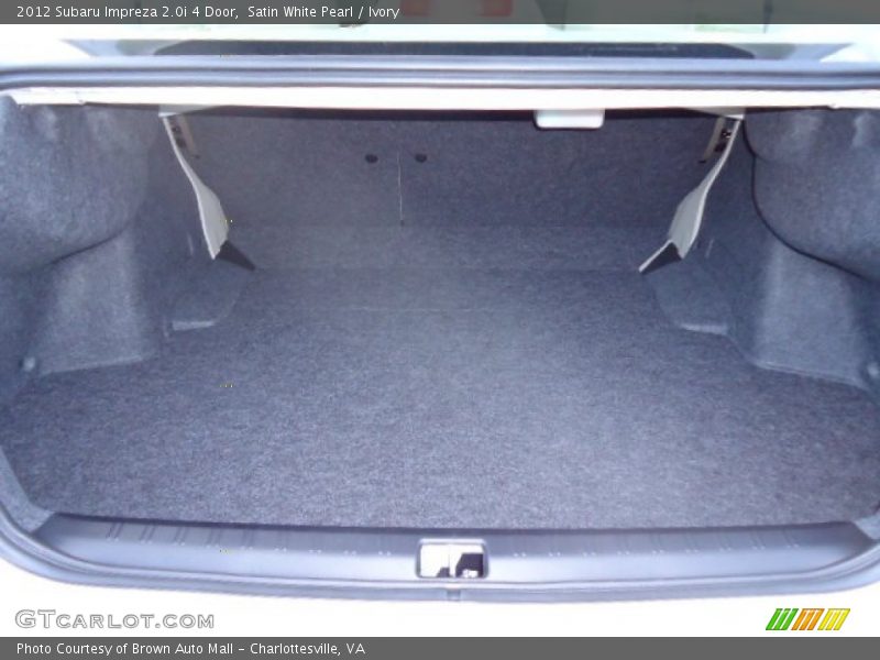 Satin White Pearl / Ivory 2012 Subaru Impreza 2.0i 4 Door