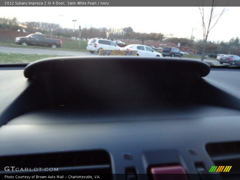 Satin White Pearl / Ivory 2012 Subaru Impreza 2.0i 4 Door