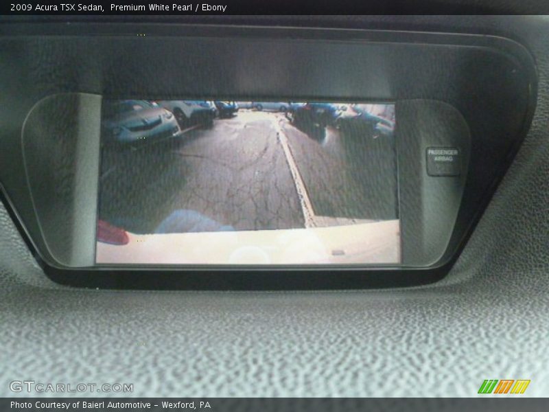 Premium White Pearl / Ebony 2009 Acura TSX Sedan