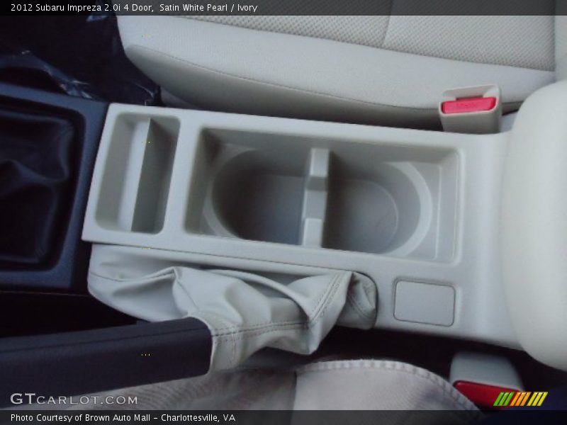 Satin White Pearl / Ivory 2012 Subaru Impreza 2.0i 4 Door
