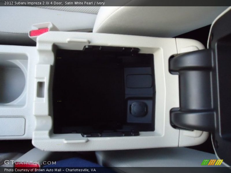 Satin White Pearl / Ivory 2012 Subaru Impreza 2.0i 4 Door