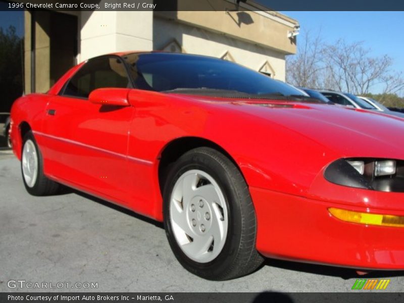 Bright Red / Gray 1996 Chevrolet Camaro Coupe