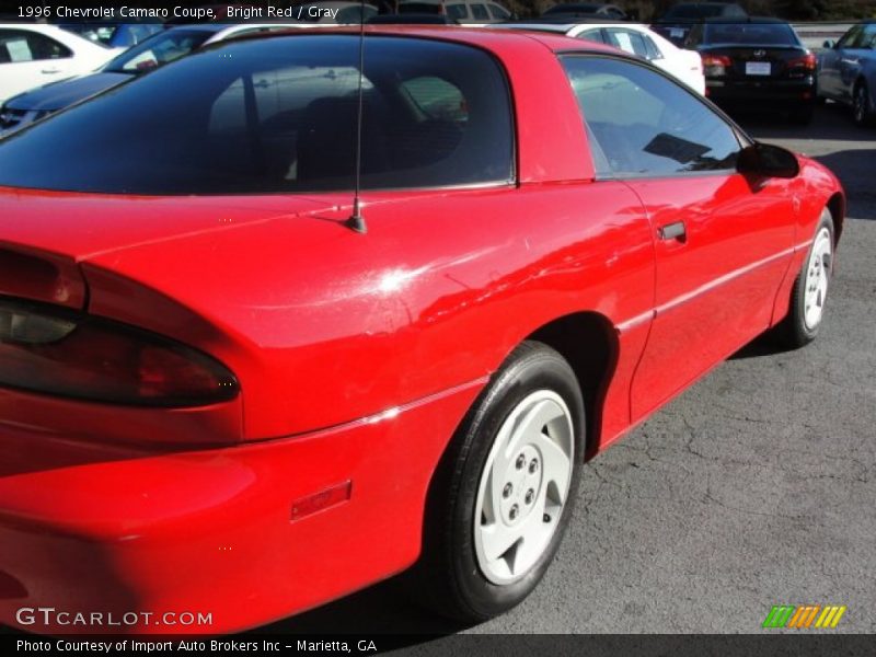 Bright Red / Gray 1996 Chevrolet Camaro Coupe