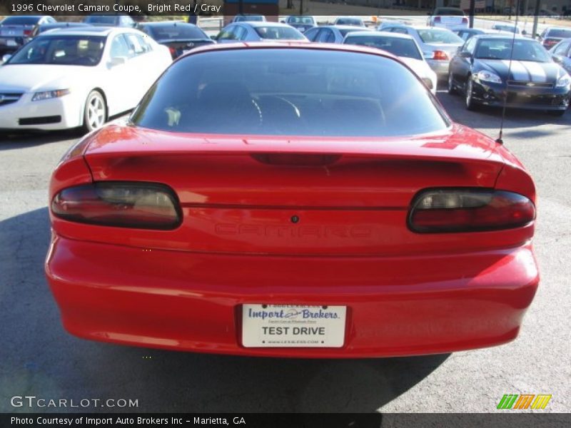Bright Red / Gray 1996 Chevrolet Camaro Coupe