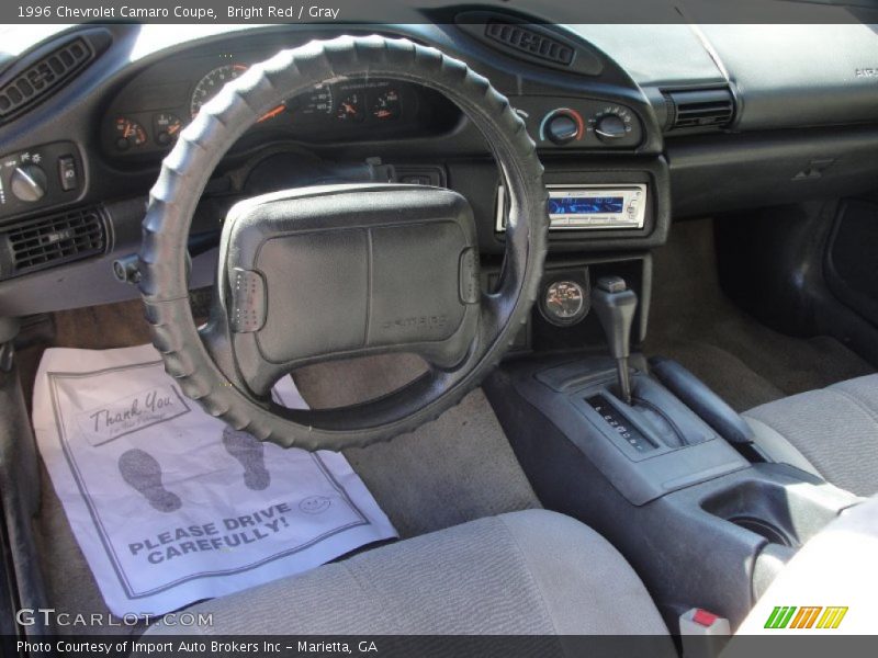 Bright Red / Gray 1996 Chevrolet Camaro Coupe