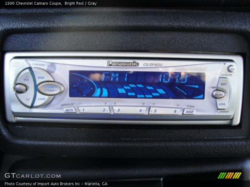 Bright Red / Gray 1996 Chevrolet Camaro Coupe