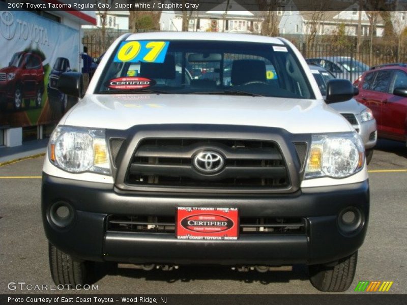 Super White / Graphite Gray 2007 Toyota Tacoma Regular Cab