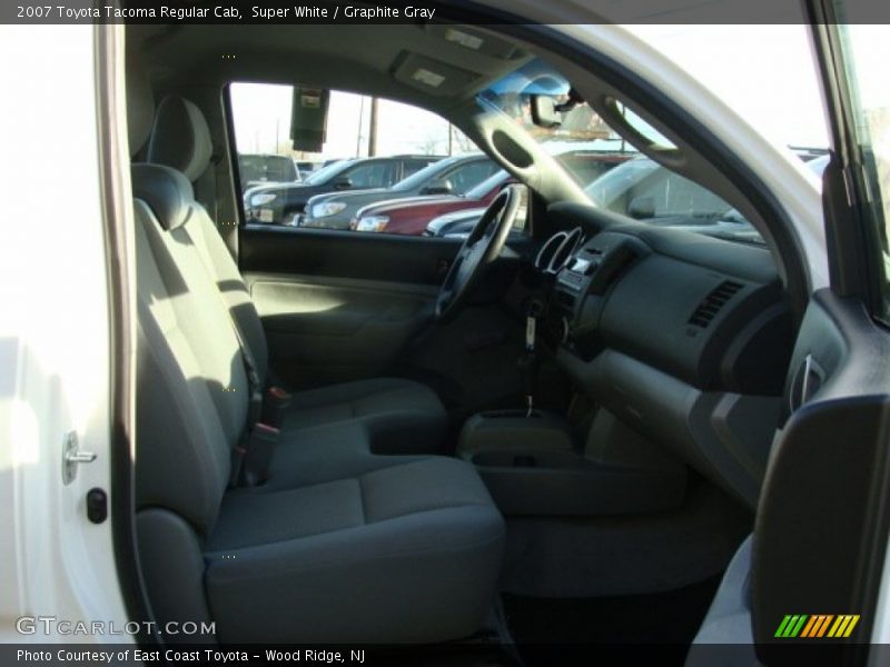Super White / Graphite Gray 2007 Toyota Tacoma Regular Cab