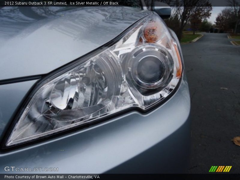 Ice Silver Metallic / Off Black 2012 Subaru Outback 3.6R Limited