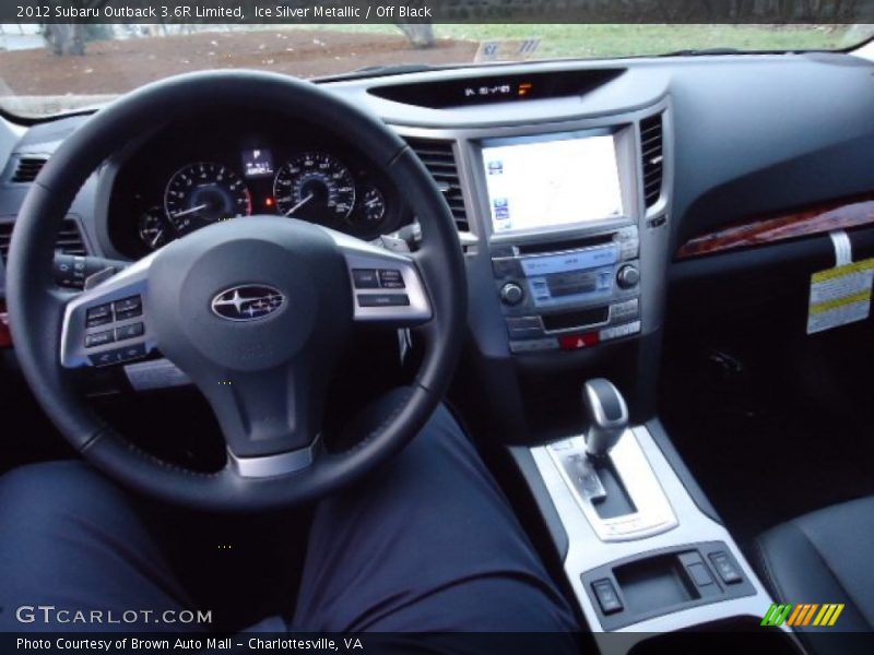 Ice Silver Metallic / Off Black 2012 Subaru Outback 3.6R Limited