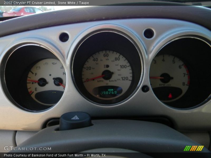 Stone White / Taupe 2002 Chrysler PT Cruiser Limited