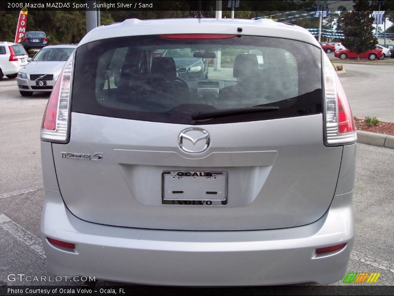 Sunlight Silver / Sand 2008 Mazda MAZDA5 Sport