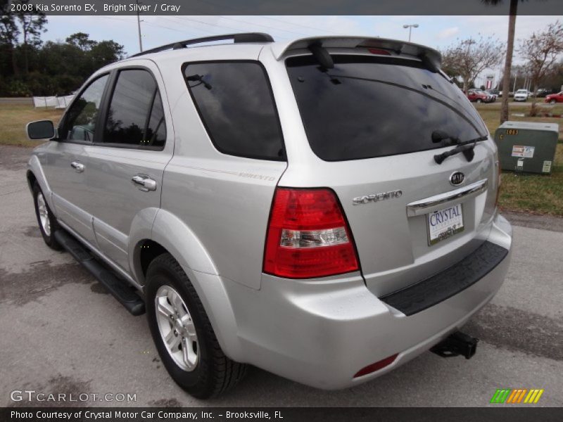 Bright Silver / Gray 2008 Kia Sorento EX