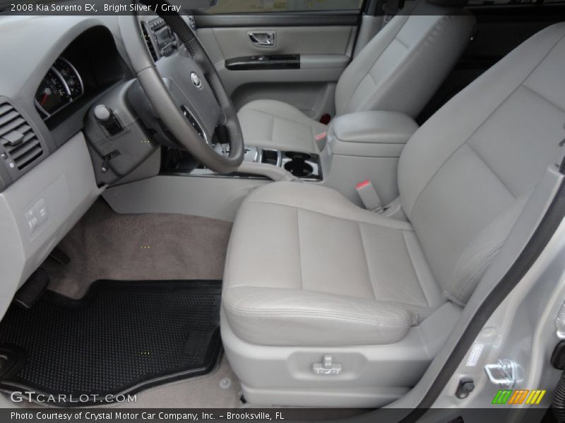 Bright Silver / Gray 2008 Kia Sorento EX