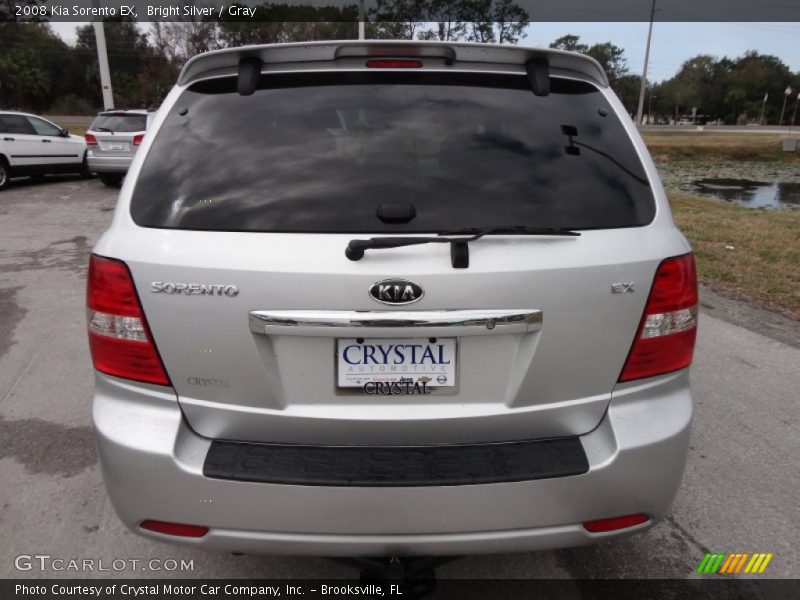 Bright Silver / Gray 2008 Kia Sorento EX