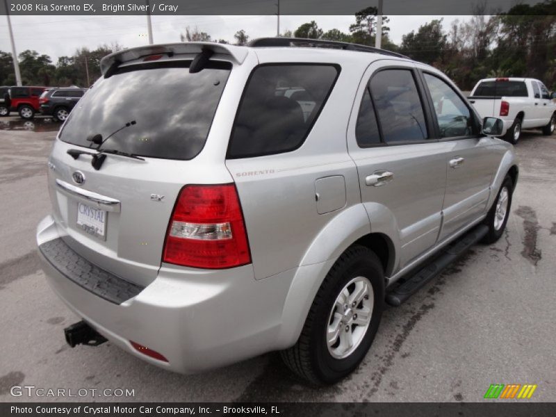 Bright Silver / Gray 2008 Kia Sorento EX