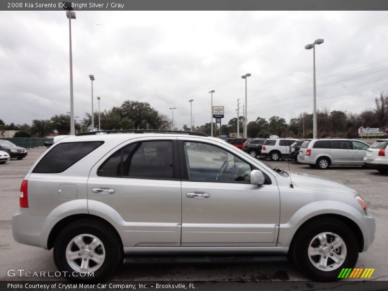 Bright Silver / Gray 2008 Kia Sorento EX