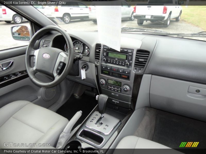 Bright Silver / Gray 2008 Kia Sorento EX