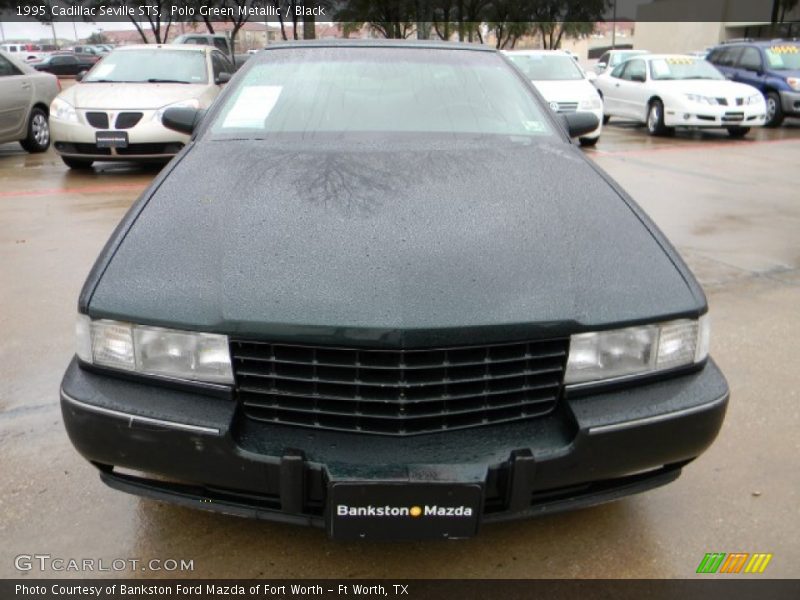 Polo Green Metallic / Black 1995 Cadillac Seville STS