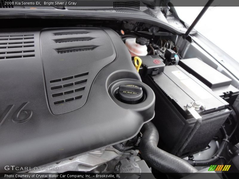 Bright Silver / Gray 2008 Kia Sorento EX