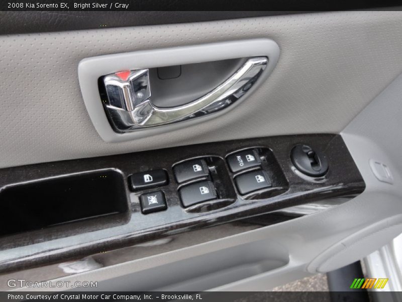 Bright Silver / Gray 2008 Kia Sorento EX