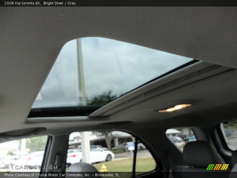 Bright Silver / Gray 2008 Kia Sorento EX