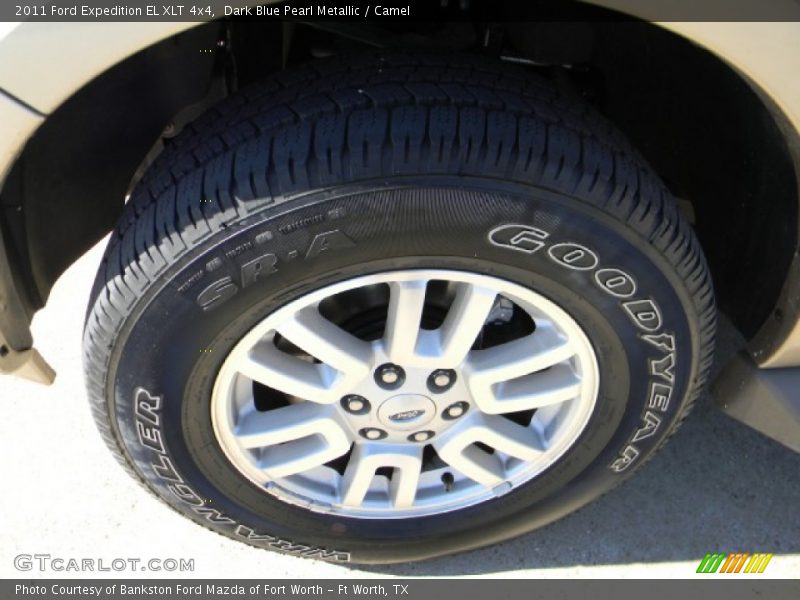 Dark Blue Pearl Metallic / Camel 2011 Ford Expedition EL XLT 4x4