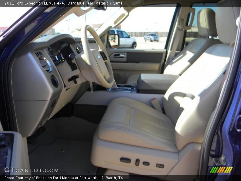 Dark Blue Pearl Metallic / Camel 2011 Ford Expedition EL XLT 4x4