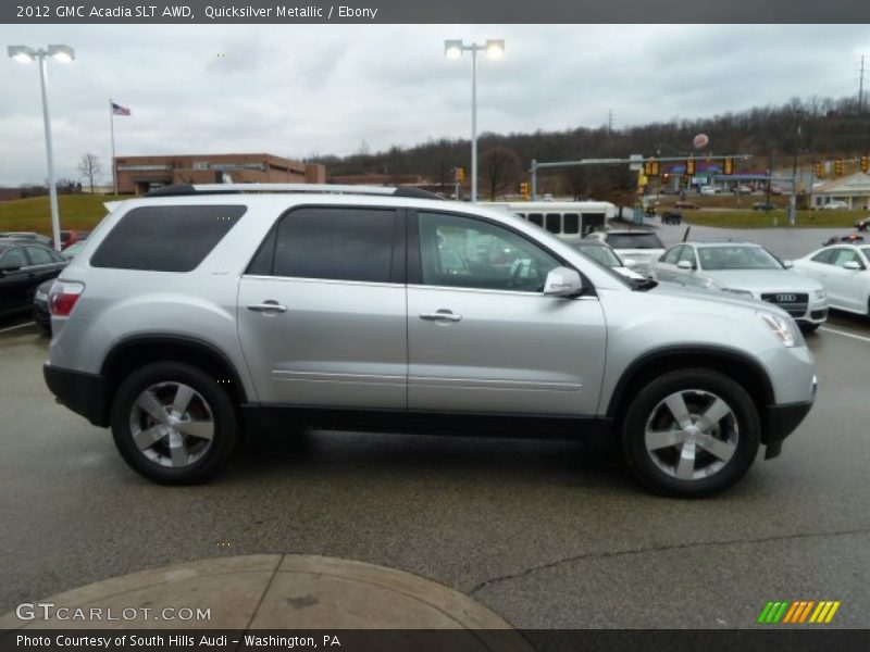 Quicksilver Metallic / Ebony 2012 GMC Acadia SLT AWD