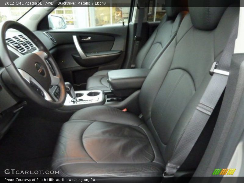 Quicksilver Metallic / Ebony 2012 GMC Acadia SLT AWD