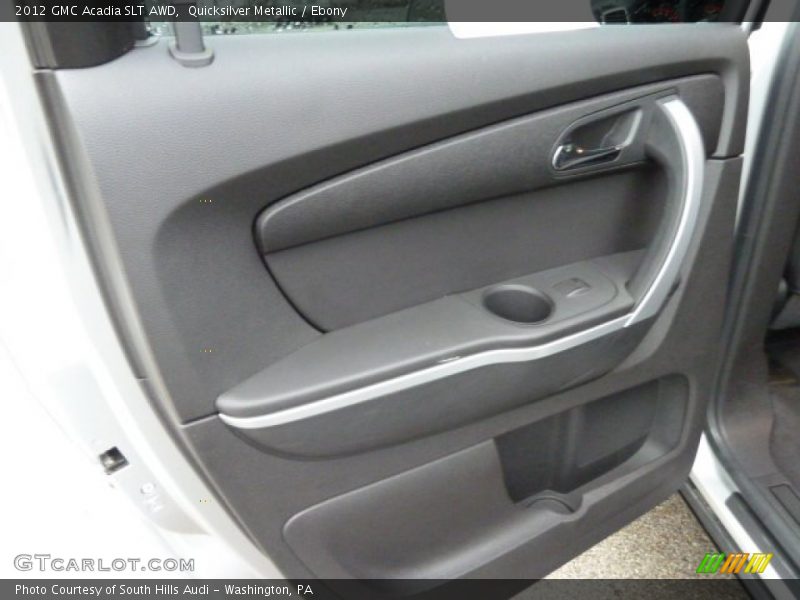Quicksilver Metallic / Ebony 2012 GMC Acadia SLT AWD