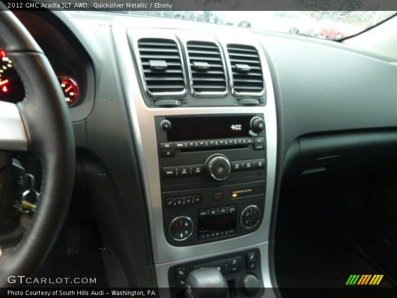 Quicksilver Metallic / Ebony 2012 GMC Acadia SLT AWD