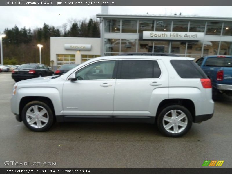 Quicksilver Metallic / Light Titanium 2011 GMC Terrain SLT AWD