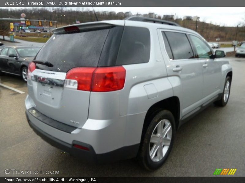 Quicksilver Metallic / Light Titanium 2011 GMC Terrain SLT AWD