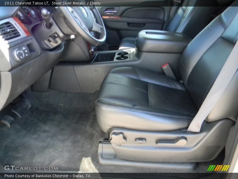 Sheer Silver Metallic / Ebony 2011 Chevrolet Tahoe LT