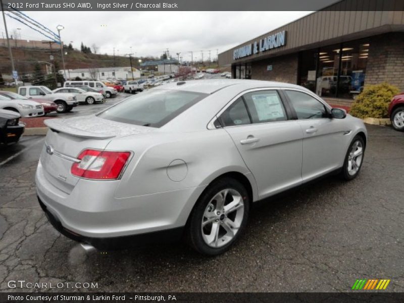 Ingot Silver / Charcoal Black 2012 Ford Taurus SHO AWD