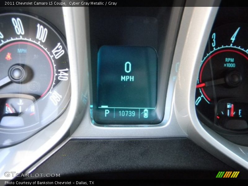 Cyber Gray Metallic / Gray 2011 Chevrolet Camaro LS Coupe
