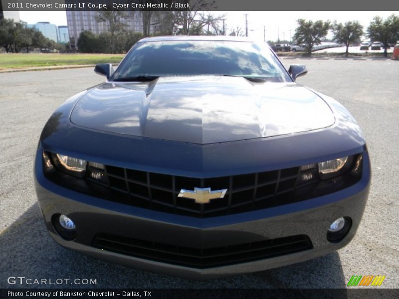 Cyber Gray Metallic / Black 2011 Chevrolet Camaro LT Coupe